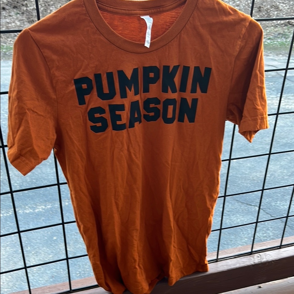 Orange 'Pumpkin Season' T-Shirt S/P/CH